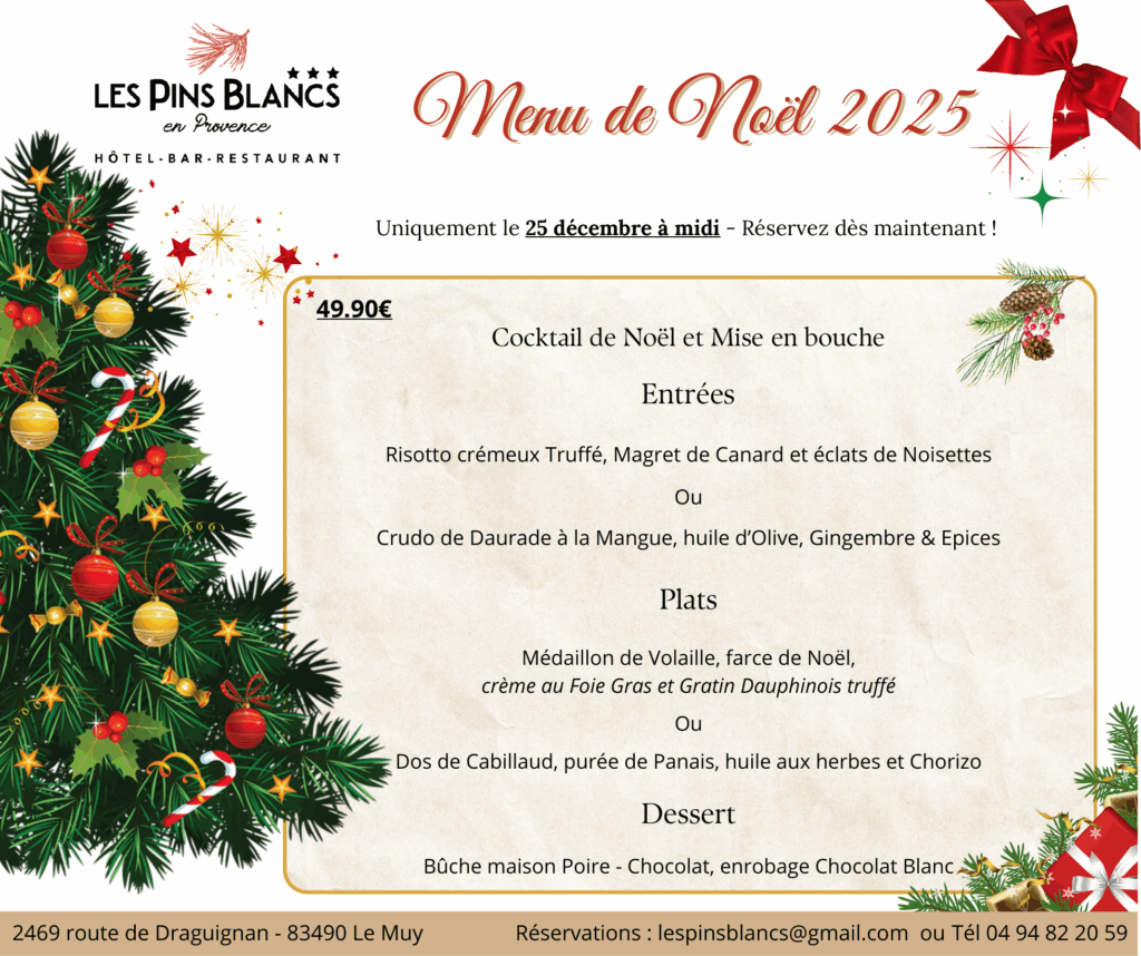 menu noel