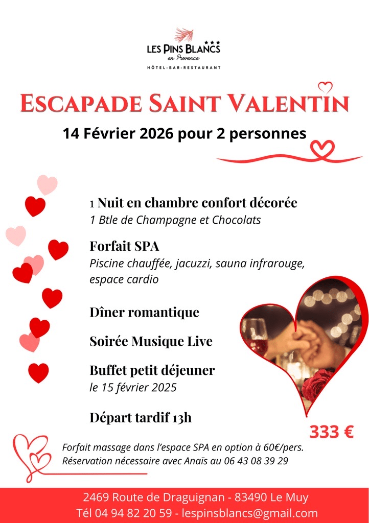 forfait st valentin